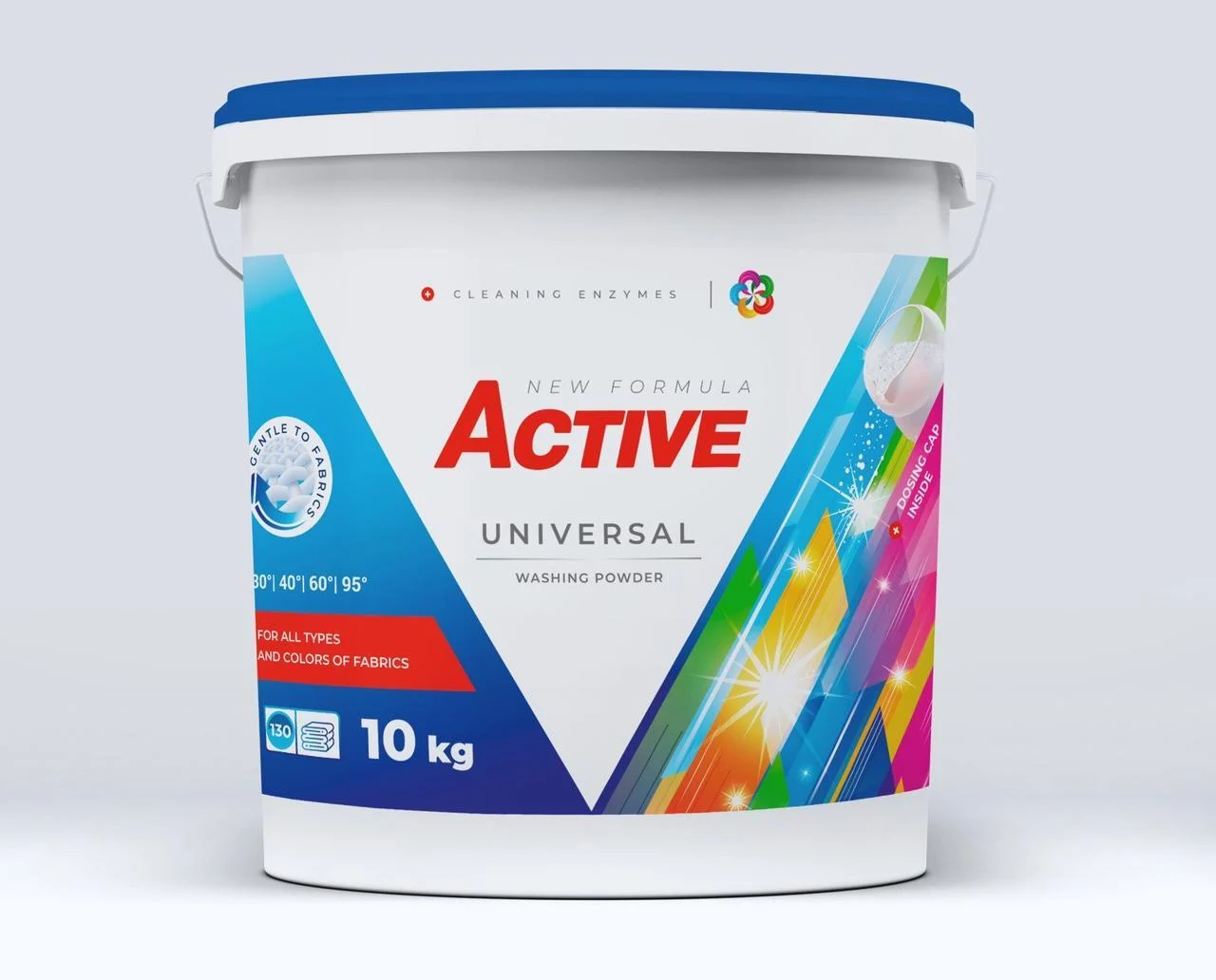 Порошок д/прання Active Universal, відро 10 кг